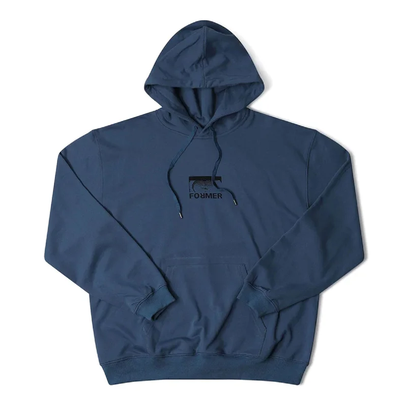 Rugged Basics Former Collision Crux Men's L/S Hoodie - Blue