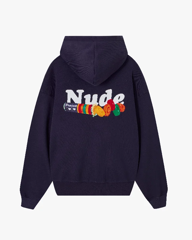 Contemporary Sporty CHÉRIE HOODIE NAVY