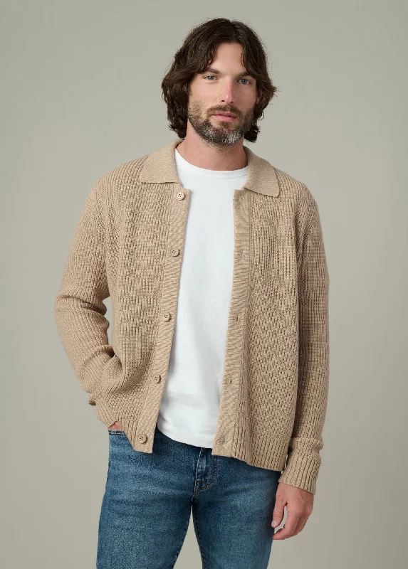 Rugged Elegance CASSIAN FULL BUTTON CARDIGAN