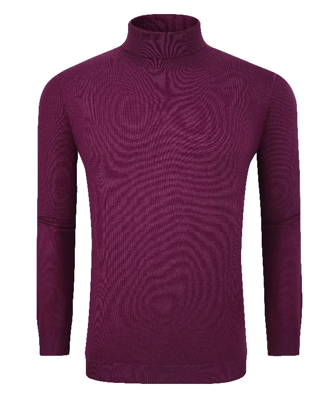 Urban Chic Outfit Tom Baine Slim Fit Performance Cotton Turtle Neck