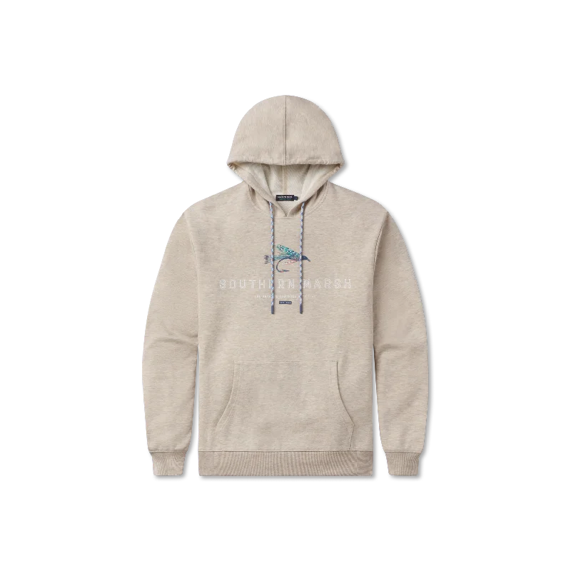 Smart Urban Hecho Heather Hoodie - Fly Outlines