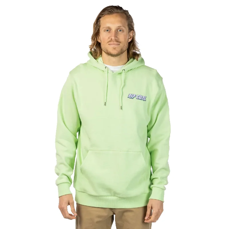 Smart Casual Look Rip Curl Death In Paradise Men's L/S Hoodie - Green