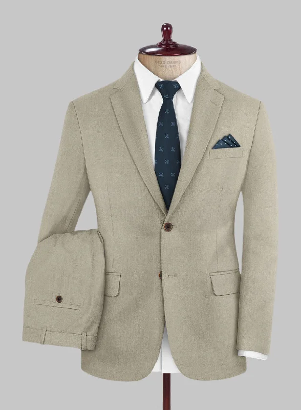 Urban Comfort Marco Stretch Royal Beige Wool Suit