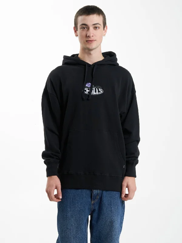 Structured Casualwear Sub Rosa Slouch Pull On Hood - Black