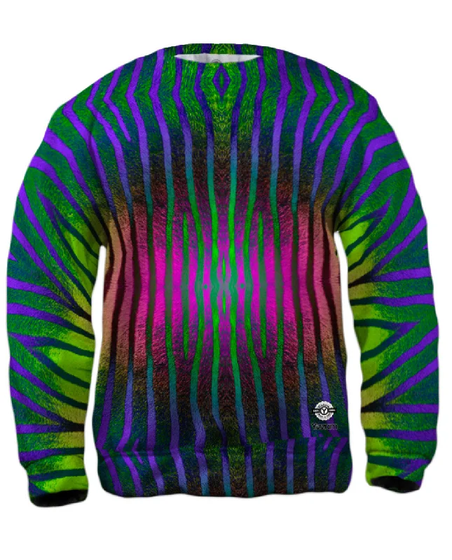 Neutral Fitwear Pink Purple Green Zebra Stripes