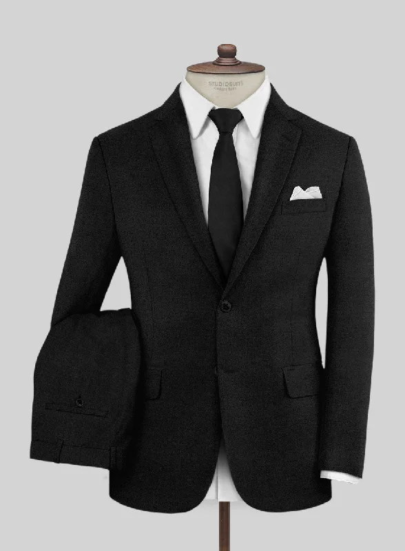 Bold Outerwear Fresco Black Wool Suit