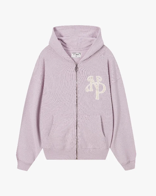 Tailored Rugged KILL BILL ZIP-UP HOODIE LILAC