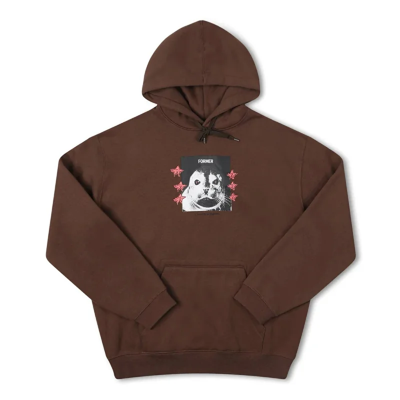 Minimalist Weekend Former Pup Star Men's L/S Hoodie - Pecan