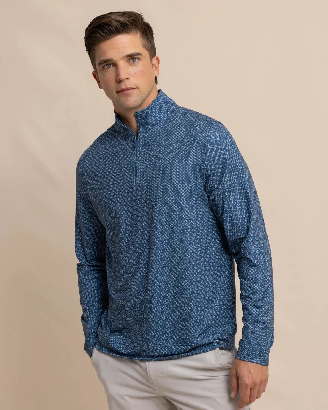 Smart Patterns Clubbin' It Print Cruiser Quarter Zip