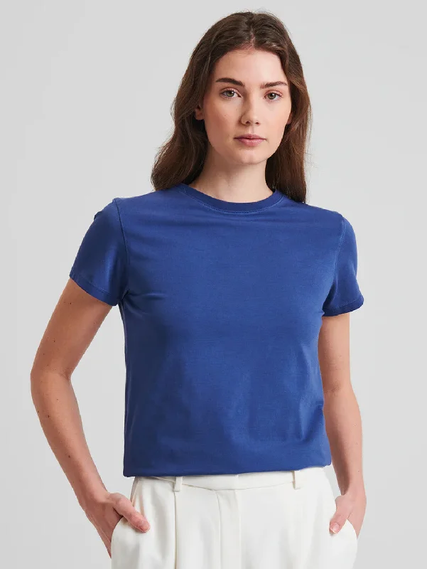 Sublime Reactive Pima Cotton Stretch T-Shirt - Blue Indigo