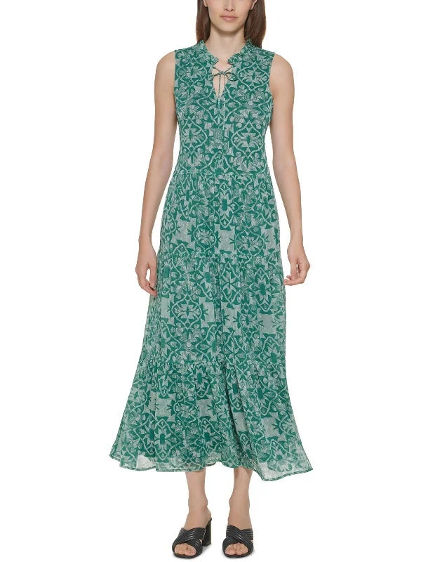 Womens Tiered Long Maxi Dress