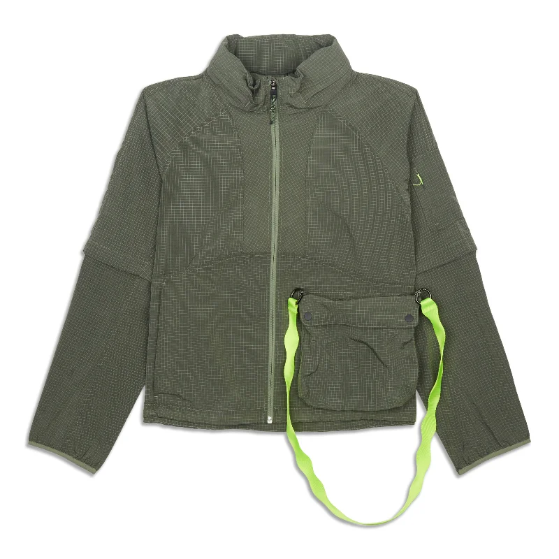 Convertible Ripstop Hiking Jacket