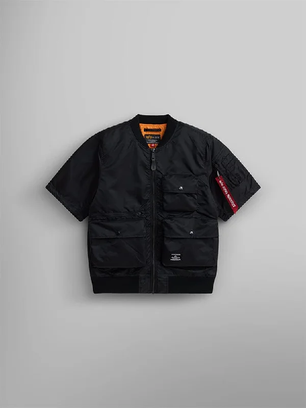 L-2B SHORT SLEEVE BOMBER JACKET W