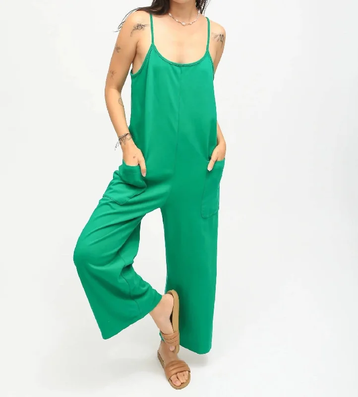 Nina Jumpsuit In Shamrock