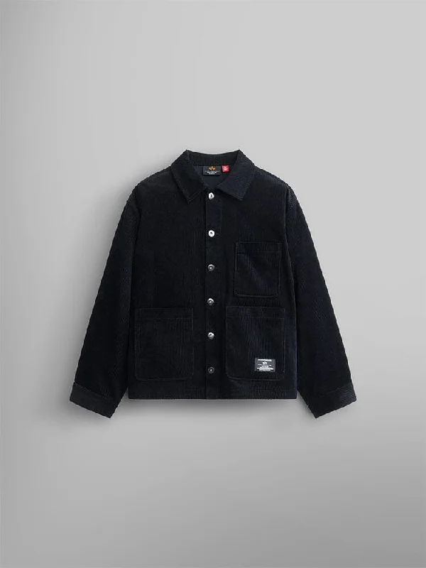 CORDUROY CHORE COAT W