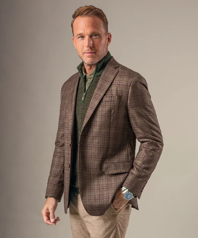 Wool Plaid Sport Coat