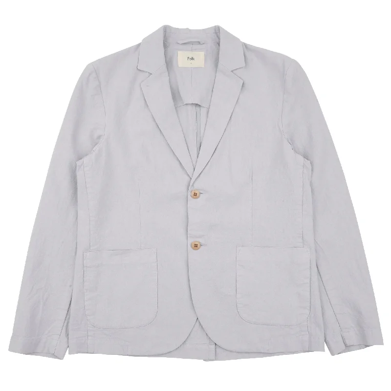 Cotton Linen Blazer - Mist