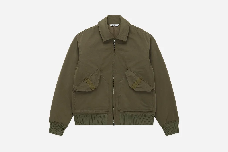 CWU Flight Jacket ~ Olive Cotton/Nylon