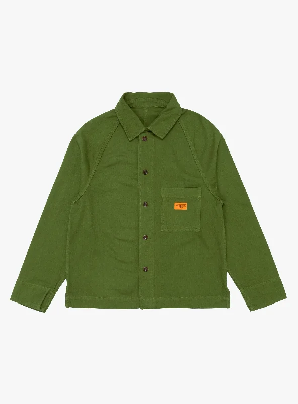 Herringbone FOH Jacket Pesto