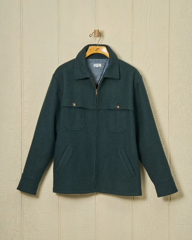 Hudson Jacket in Hunter Green