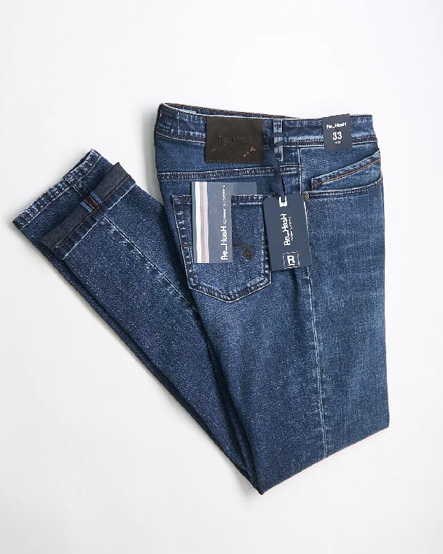 'Rubens' Tailored Fit Enzyme Wash Jeans