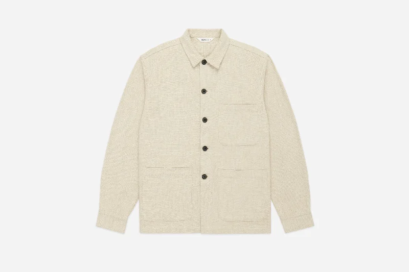 Shop Jacket ~ Alabaster Cotton/Linen