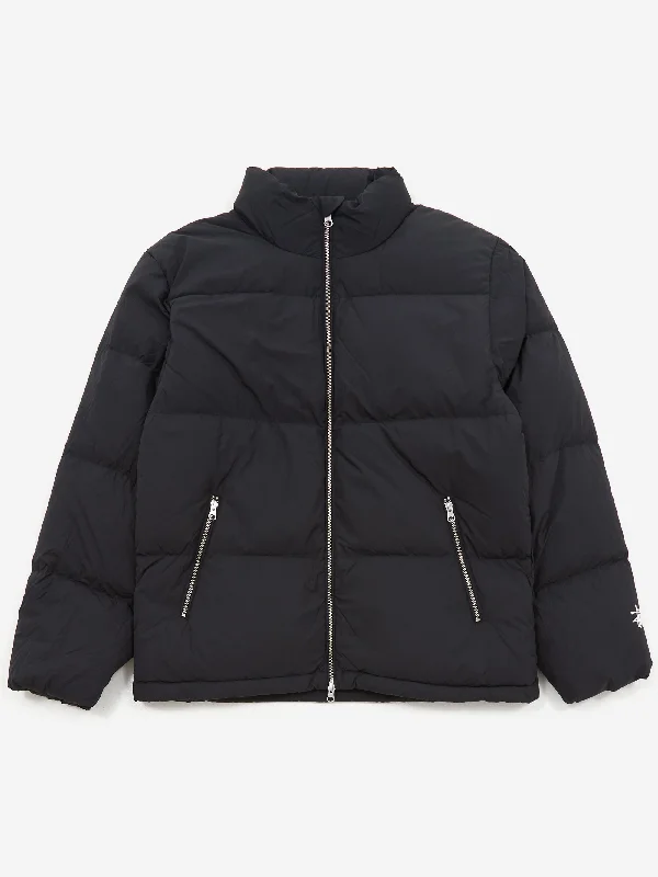 Stussy Nylon Down Puffer - Black