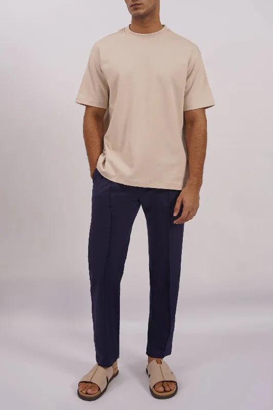 LINEN TAPERED PANTS