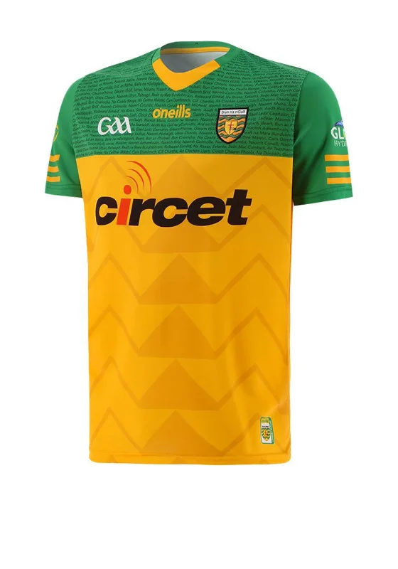 O’Neills Donegal GAA Adult Home Jersey 2022/23, Amber