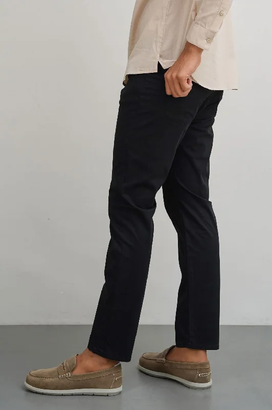 STRAIGHT COTTON PANT