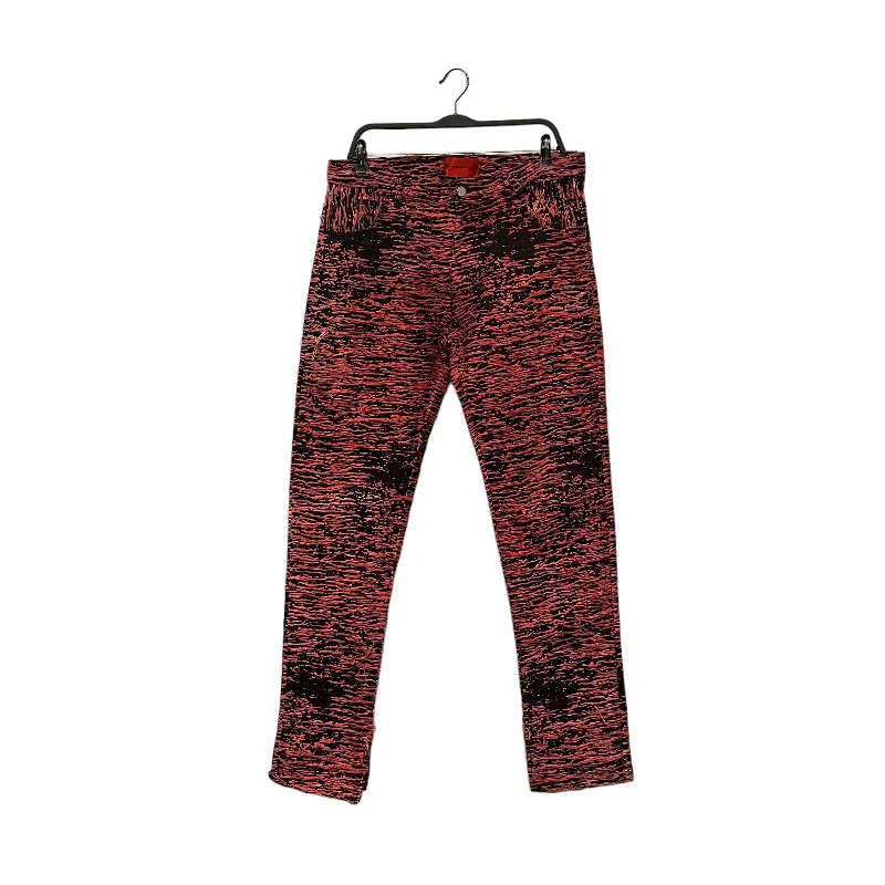 High-End Fit WHO DECIDES WAR/Pants/L/Nylon/RED/All Over Print/