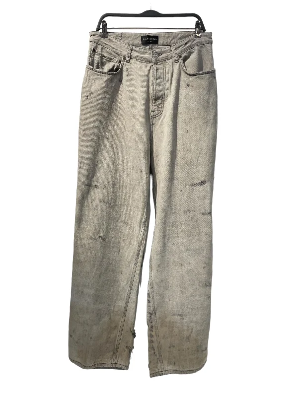 Rugged Classics BALENCIAGA/Pants/Cotton/SLV/Distressed/SUPER DESTROYED