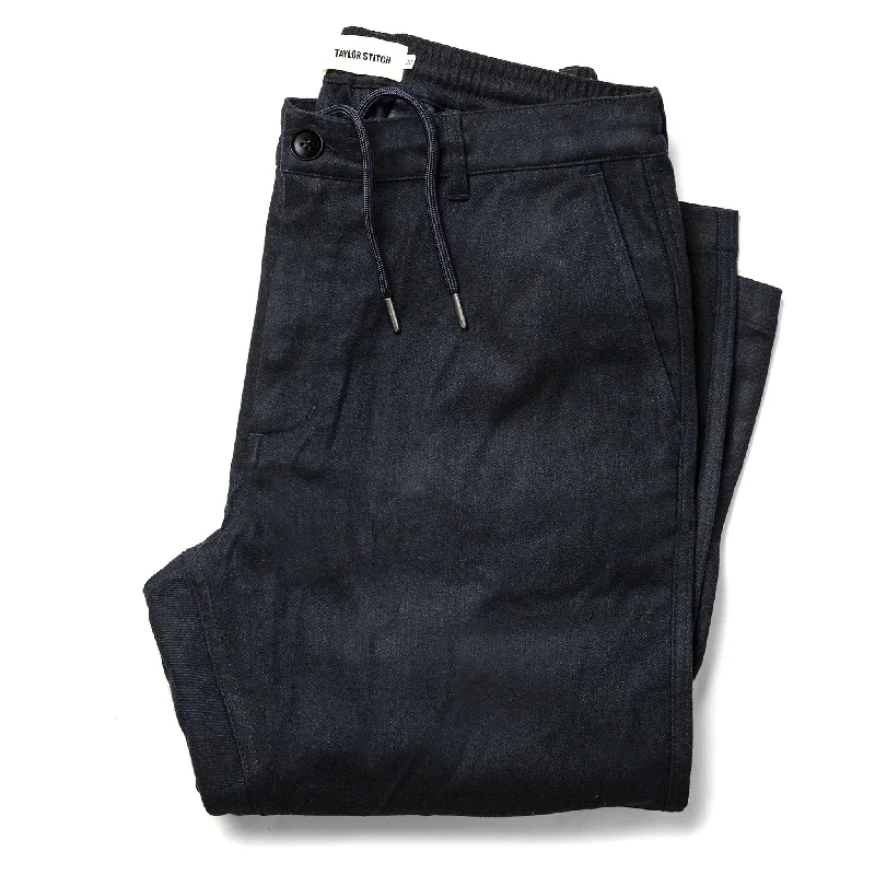 Sophisticated Tailoring The Carmel Pant in Navy Wool