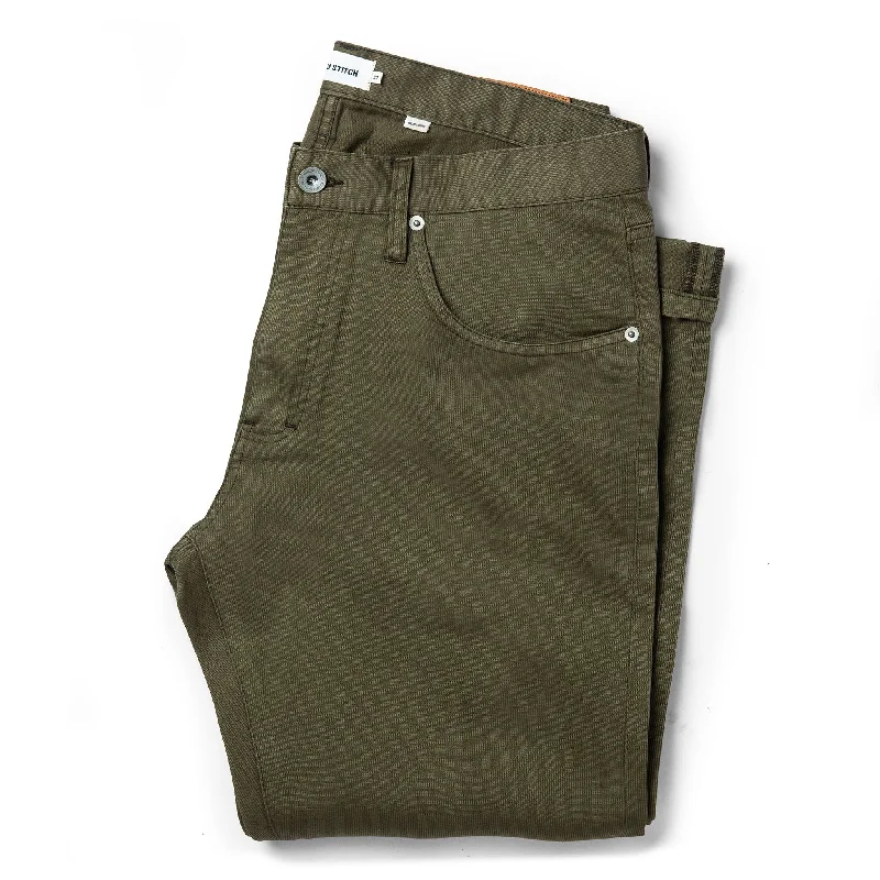 Chic Fit Look The Democratic All Day Pant in Olive Bedford Cord