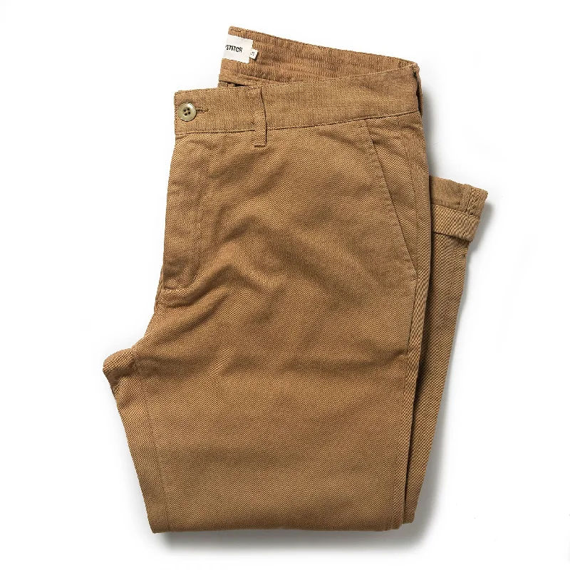 Neutral Sportwear The Slim Foundation Pant in Organic British Khaki