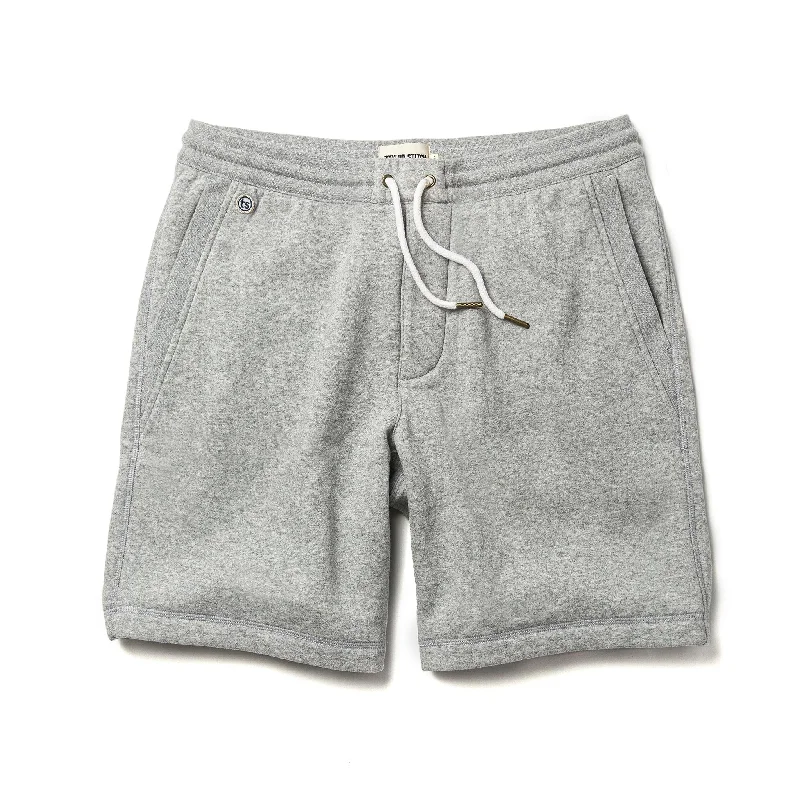 Smart Weekend The Heavy Bag Short in Heather Grey Fleece